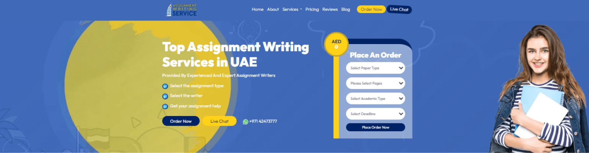 Assignment Writing Service UAE cover